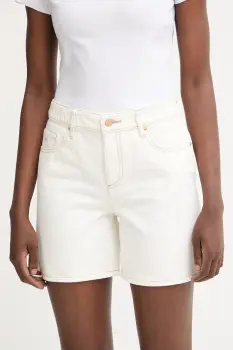 Armani Exchange pantaloni scurti pentru femei, din denim imagine