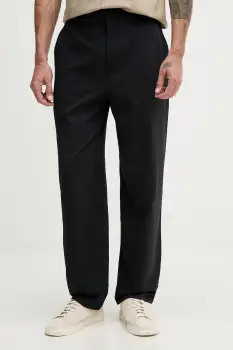 Armani Exchange pantaloni straight pentru barbati, cu lyocell imagine
