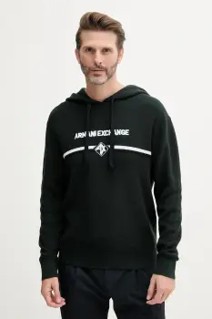 Armani Exchange pulover de bumbac imagine