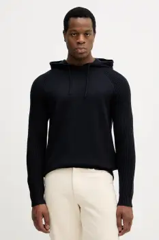 Armani Exchange pulover din amestec de lana imagine