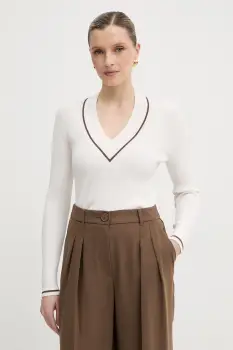 Armani Exchange pulover pentru femei, cu amestec de vascoza imagine