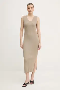 Armani Exchange rochie bodycon cu vascoza imagine