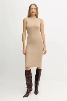 Armani Exchange rochie cu lana imagine