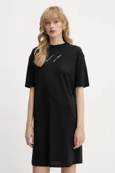 Armani Exchange rochie din bumbac imagine