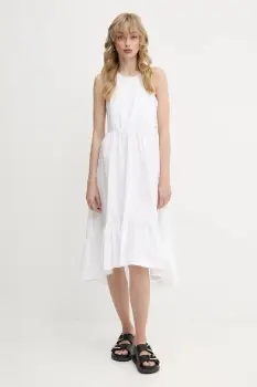 Armani Exchange rochie din bumbac imagine