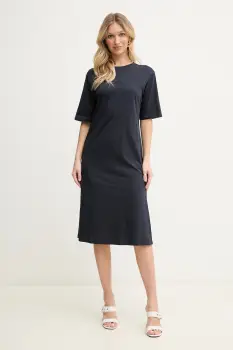 Armani Exchange rochie din bumbac imagine