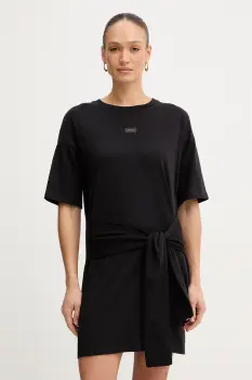 Armani Exchange rochie din bumbac imagine