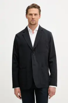 Armani Exchange sacou cu un singur rand de nasturi pentru barbati, cu lyocell imagine