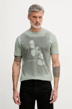 Armani Exchange tricou barbatesc din bumbac imagine