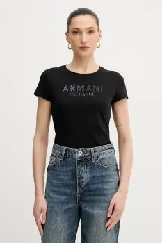 Armani Exchange tricou din bumbac imagine