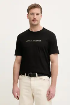 Armani Exchange tricou din bumbac imagine