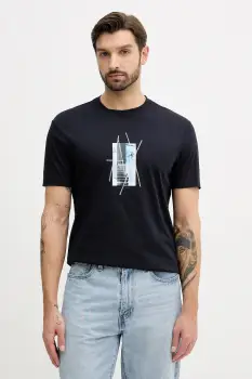Armani Exchange tricou din bumbac imagine