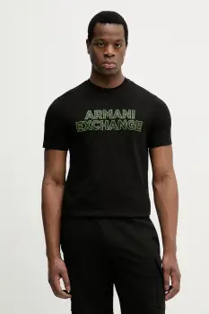 Armani Exchange tricou din bumbac imagine