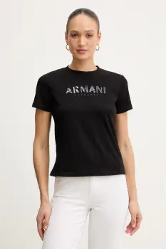 Armani Exchange tricou din bumbac imagine