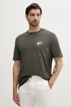 Armani Exchange tricou din bumbac imagine