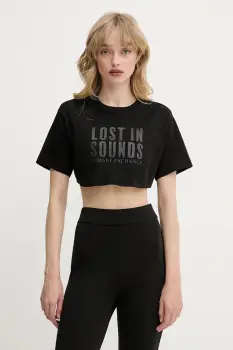 Armani Exchange tricou din bumbac imagine