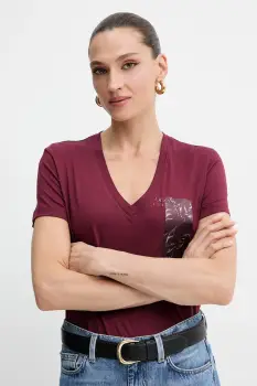 Armani Exchange tricou din bumbac imagine