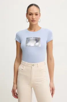 Armani Exchange tricou din bumbac imagine