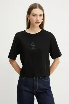 Armani Exchange tricou din bumbac imagine