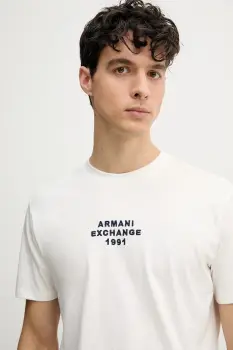 Armani Exchange tricou din bumbac imagine