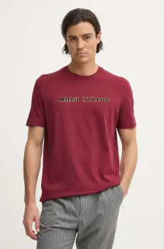Armani Exchange tricou din bumbac imagine
