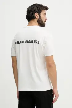 Armani Exchange tricou pentru barbati, din bumbac imagine