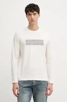 Armani Exchange tricou pentru barbati, din bumbac imagine