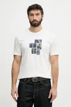 Armani Exchange tricou pentru barbati, din bumbac imagine