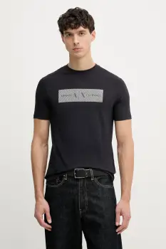 Armani Exchange tricou pentru barbati, din bumbac imagine