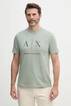 Armani Exchange tricou pentru barbati, din bumbac imagine