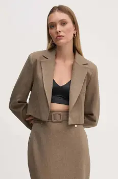 Artigli sacou culoarea bej, desfacut, melanj, ACGI000649 imagine