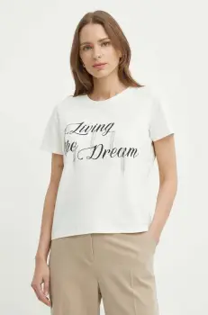 Artigli tricou femei, culoarea bej, AT38515 imagine