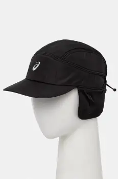 Asics sapca culoarea negru, neted, 3013A907 imagine