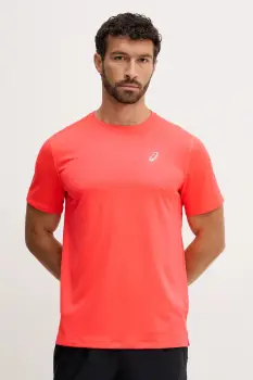 Asics tricou de alergare Core culoarea bleumarin, uni, 2011D221 imagine