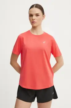 Asics tricou de alergare Core culoarea portocaliu, 2012D170 imagine