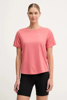 Asics tricou de alergare Core culoarea portocaliu, 2012D170 imagine