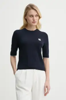 BA&SH pulover de lana JUMPER femei, culoarea albastru marin, light, 1E25BREN imagine