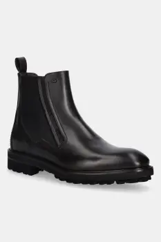 Baldinini ghete chelsea de piele culoarea maro, U6B026P1VITE imagine