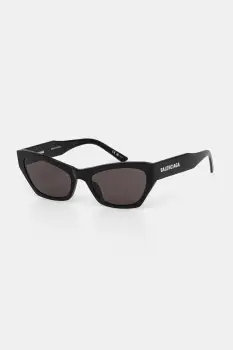 Balenciaga ochelari de soare culoarea negru, BB0447S imagine