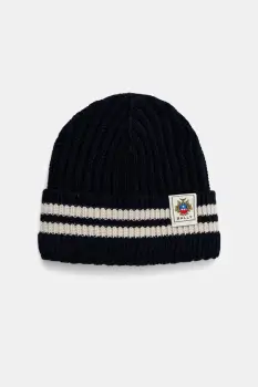 Bally caciula de lana culoarea bleumarin, WHA02D imagine