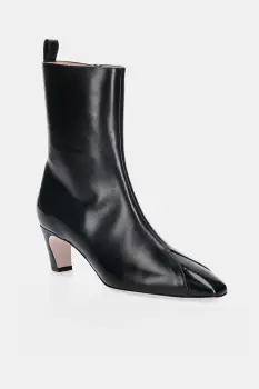 Bally cizme de piele SELISKA 55 culoarea negru, cu toc drept, WB5518 imagine