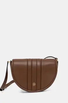 Bally geanta de piele culoarea maro, WAM04A imagine