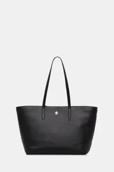 Bally geanta de piele culoarea negru, WAE07O imagine