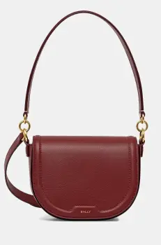 Bally geanta de piele culoarea portocaliu, WAC02U imagine