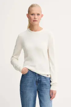 Bally pulover de casmir culoarea bej, light, WKN07P imagine