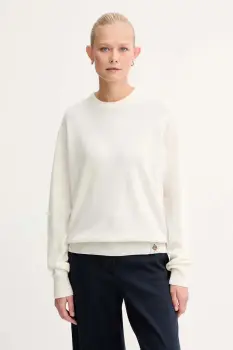 Bally pulover de casmir culoarea bej, light, WKN0BA imagine