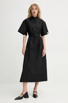 Bally rochie culoarea negru, maxi, evazati, WDR02O imagine