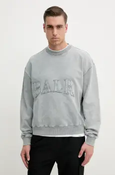 BALR. hanorac de bumbac barbati, culoarea gri, uni, B1262.1093 imagine