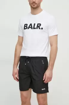 BALR. pantaloni scurti de baie barbati, culoarea negru imagine
