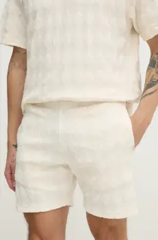 BALR. pantaloni scurti din bumbac barbati, culoarea bej, B1433.1023 imagine